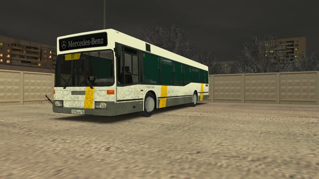 Omsi 2 Чистогорская Область. 015 AHP 16 Mercedes-Benz O405N2 маршрут 17