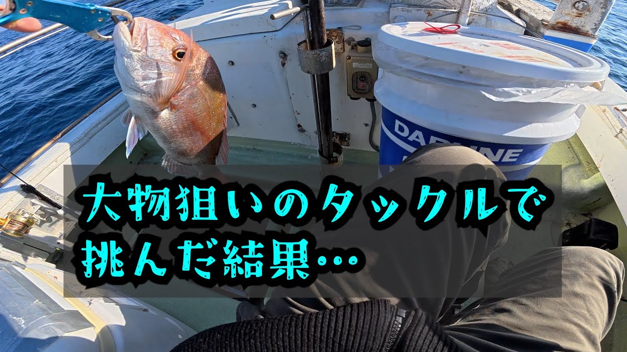 【落とし込み釣り】大物を仕留めたかったけど…