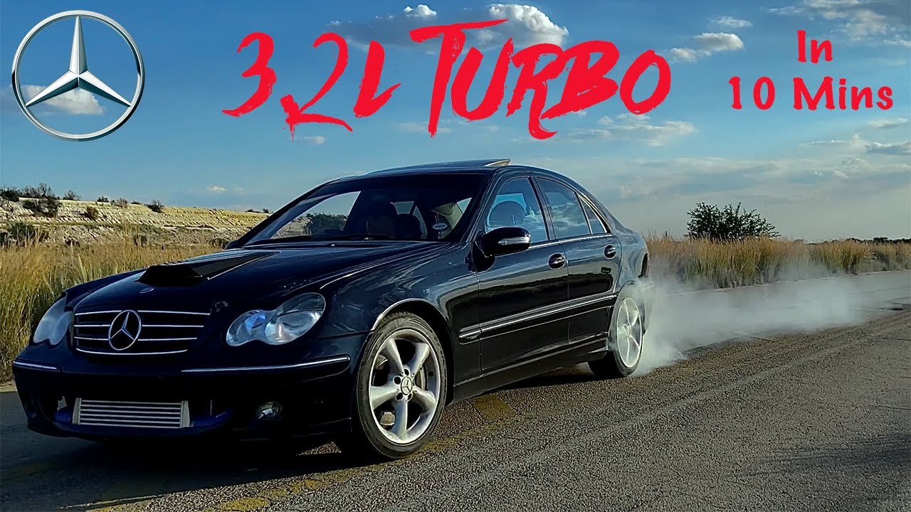 W203 Mercedes M104 3.2 TURBO сборка за 10 минут (немецкий 2JZ)