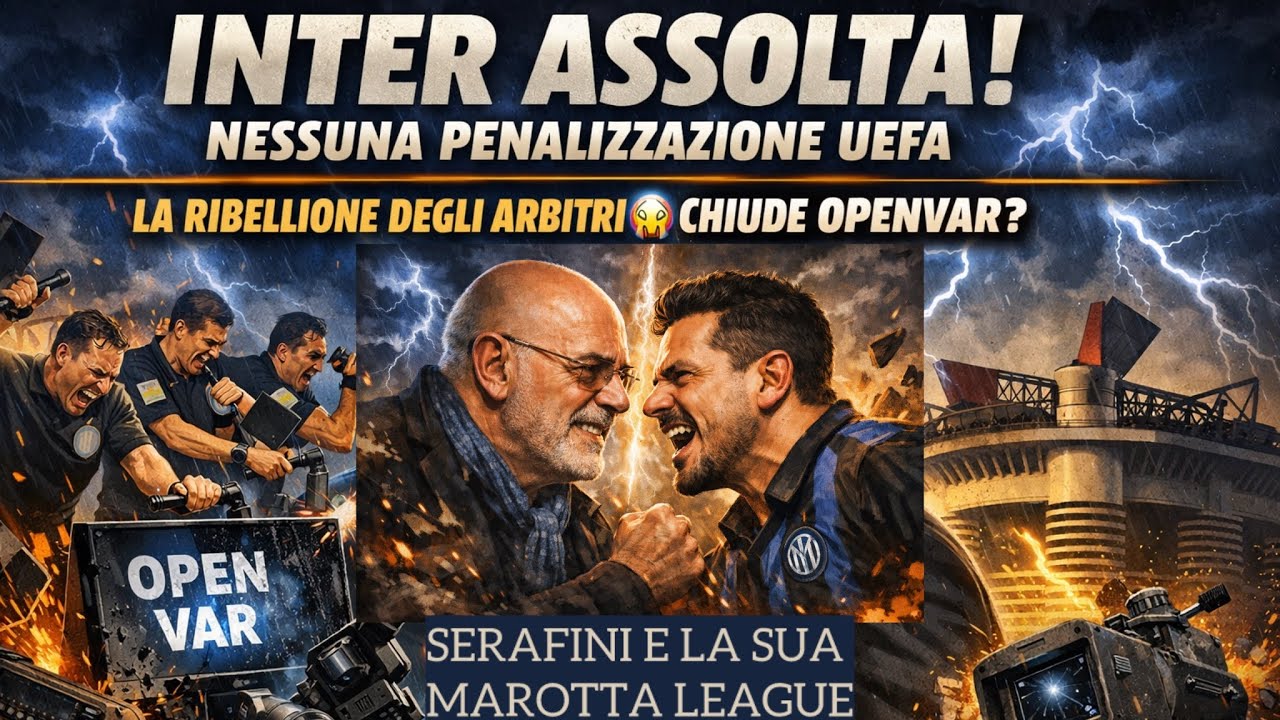 💥INTER ASSOLTA‼️ALTRA SCONFITTA DEI GOBBILANDIA🤫 ADDIO OPEN VAR?😱 SERAFINI IL TEORICO SENZA PROVE🤣