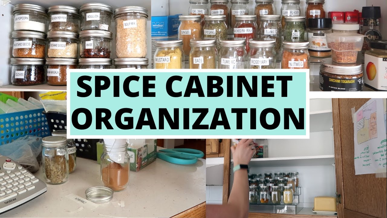 Spice Cabinet Organize with Me!