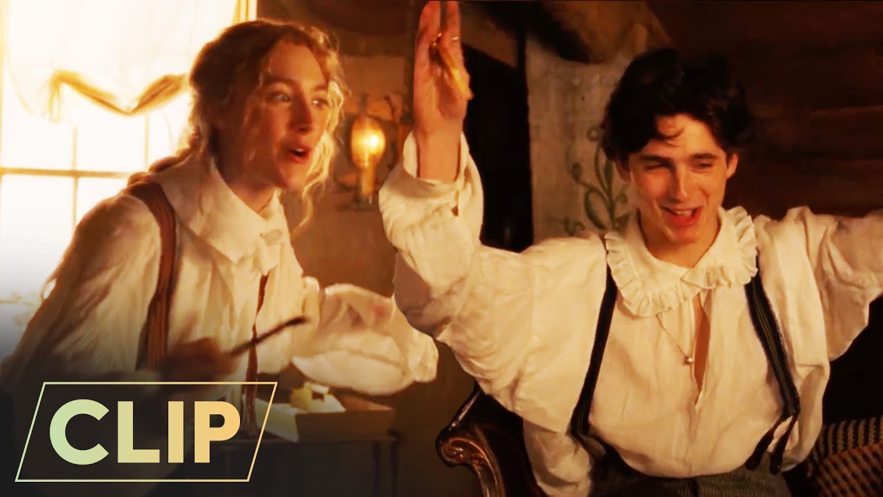 Маленькие женщины (2019) | Лори присоединяется к женскому клубу | Тимоти Шаламе и Сирша Ронан
