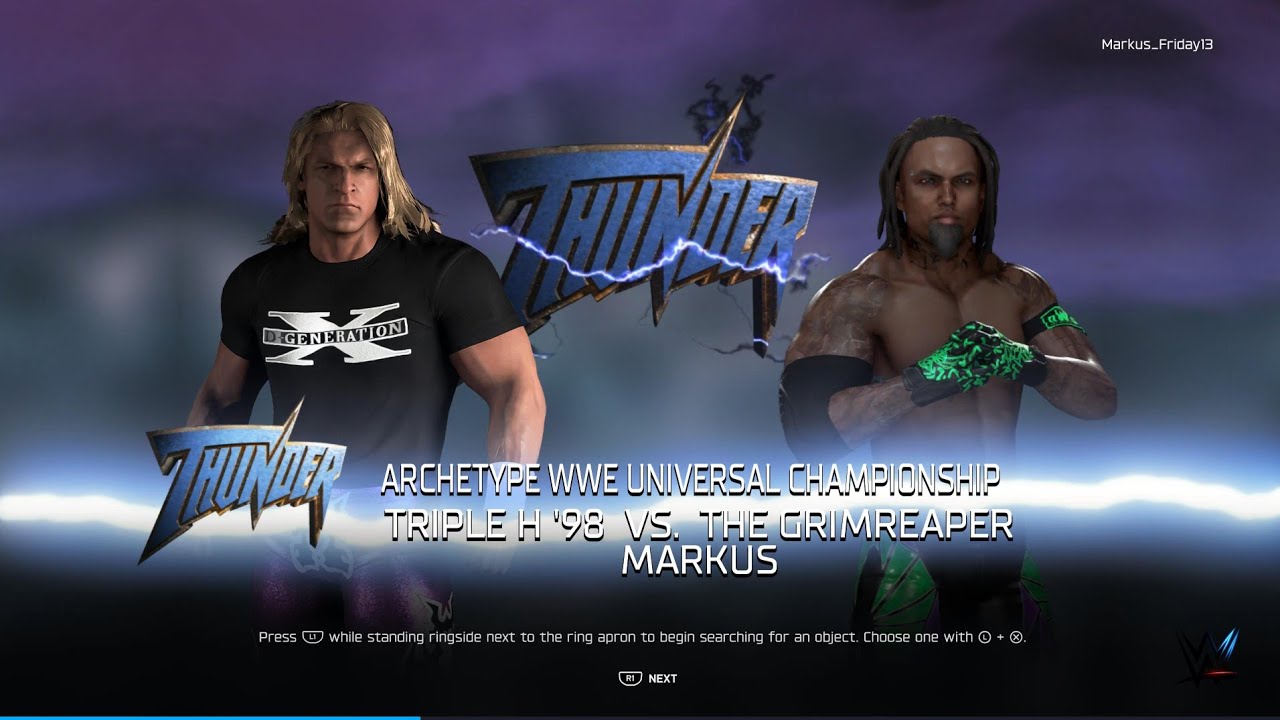 The GrimReaper💀Markus vs Triple H'98