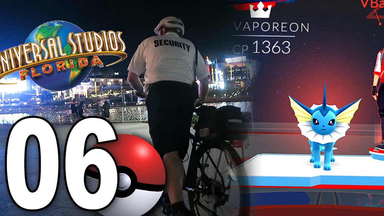 Pokemon GO - Part 6 - STOPPED BY SECURITY AT UNIVERSAL STUDIOS!