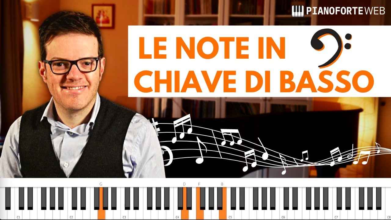 LEGGERE LA MUSICA: Note sul Pentagramma in Chiave di Basso