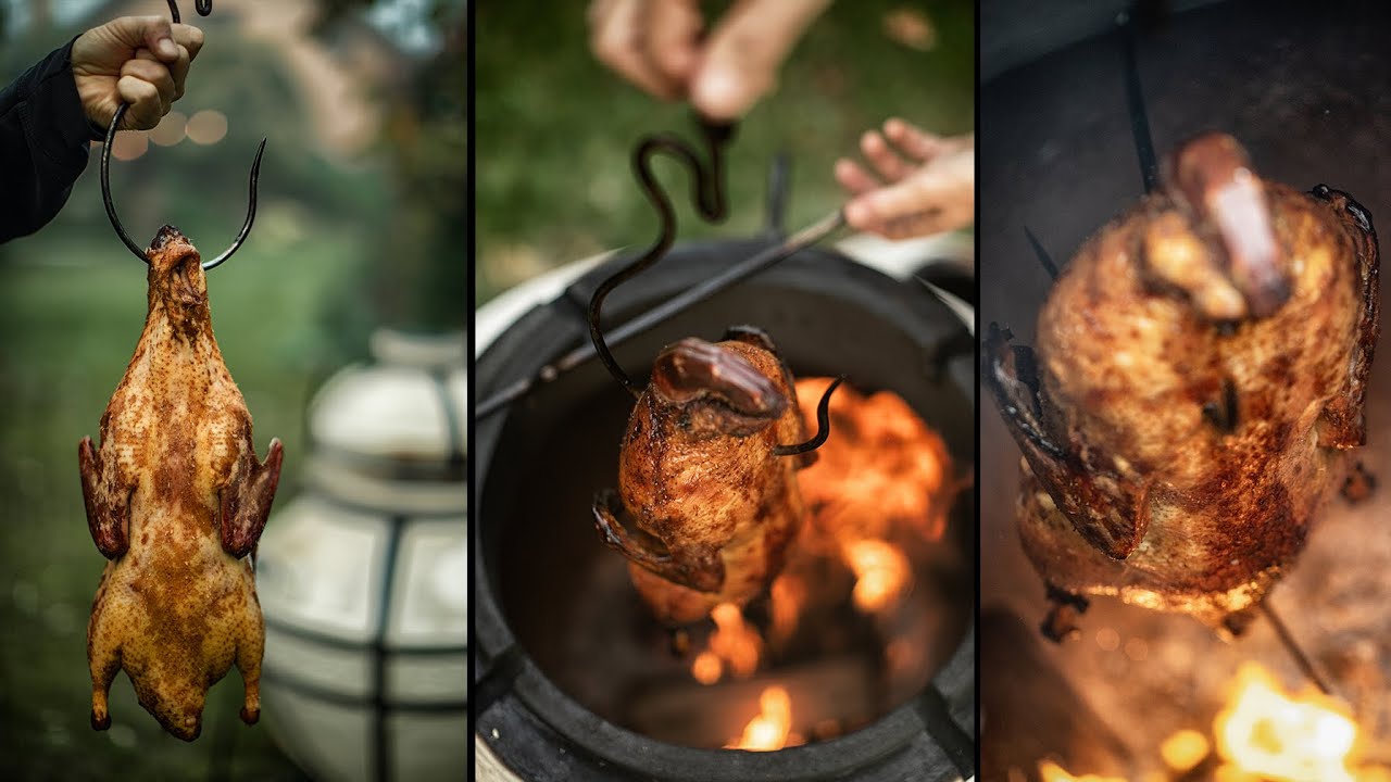 BEST PEKING DUCK EVER!🦆 - ASMR COOKING IN TANDOOR🤯