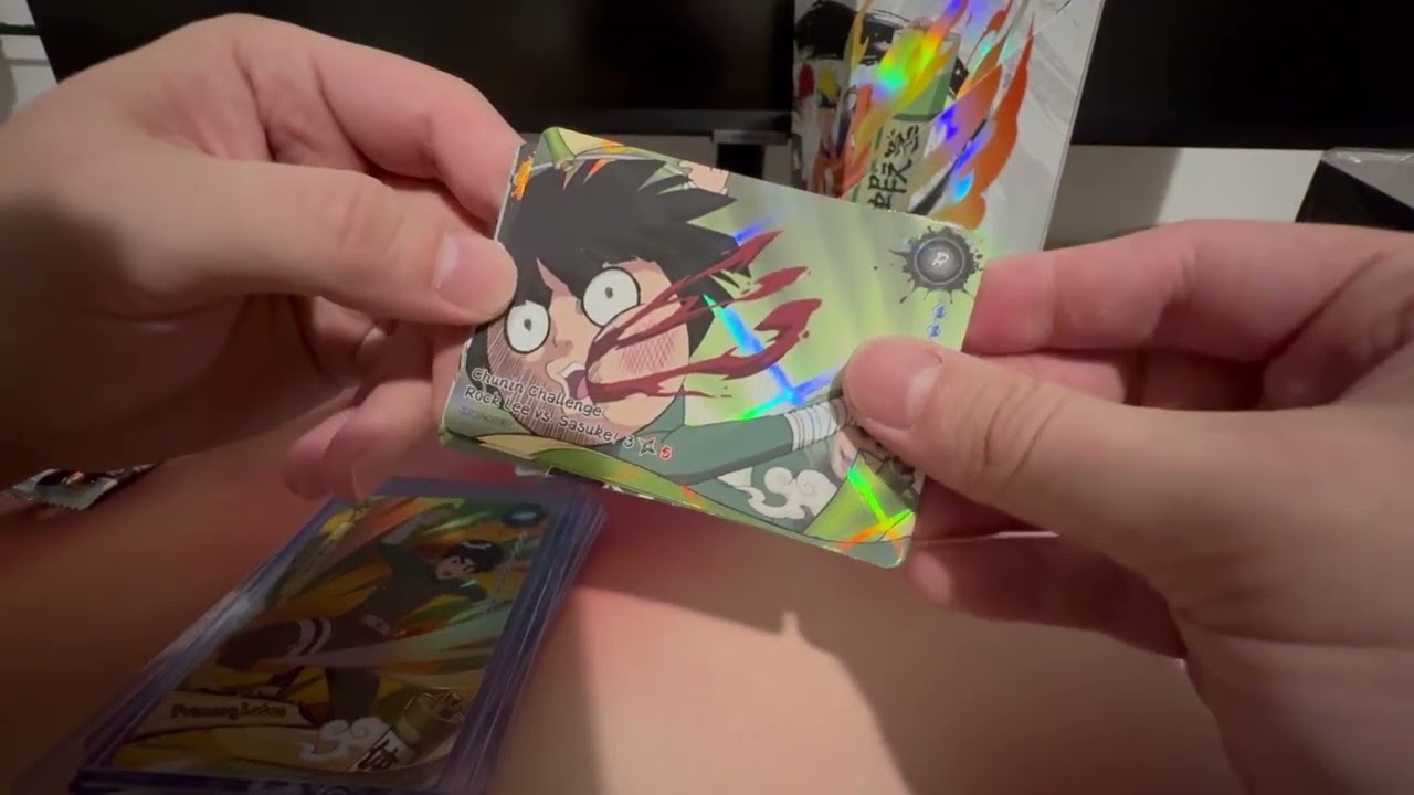 I opened up a Naruto Kayou Chunin exam booster box
