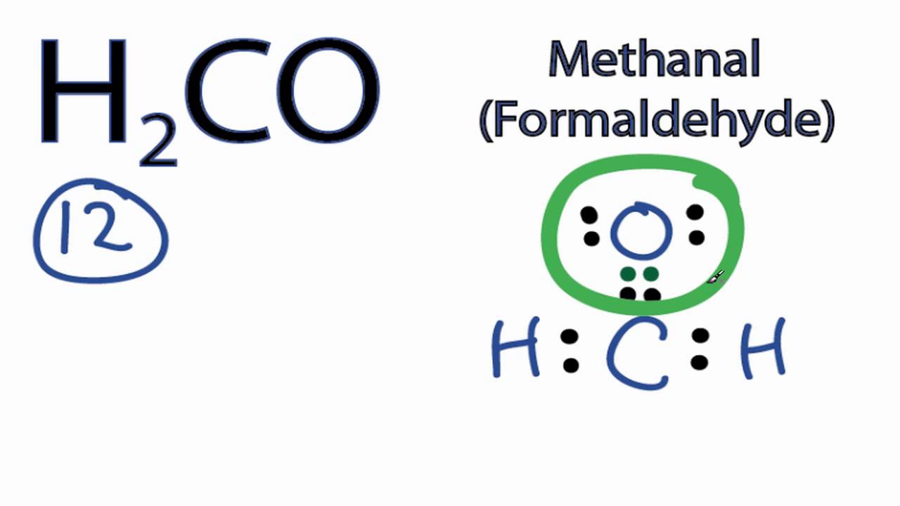 H2CO Lewis Structure: How to Draw the Lewis Structure for H2CO