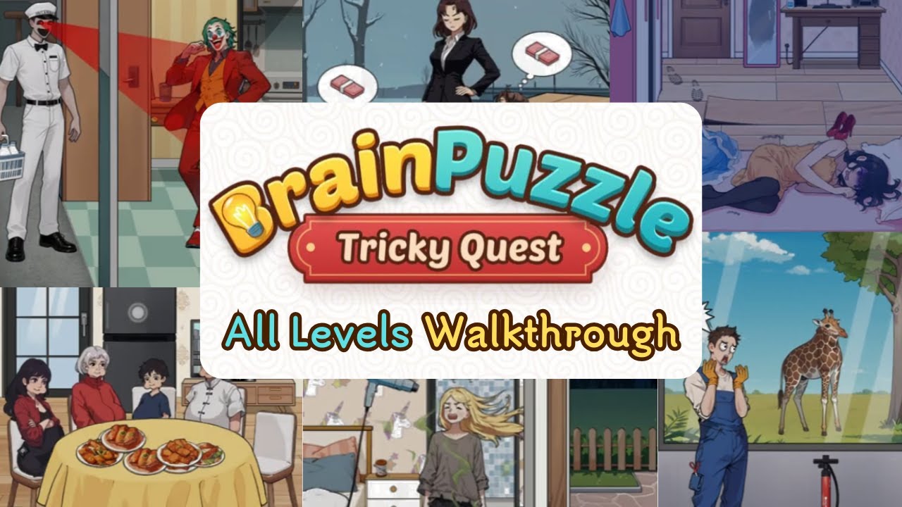 Brain Puzzle: Tricky Quest | With all levels | No commentary | Walkthrough