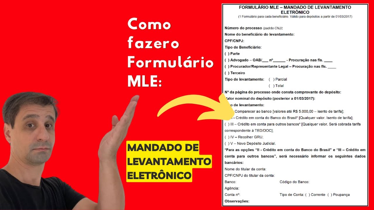 Tutorial de como fazer o Formulário MLE - [ATUALIZADO 2025].