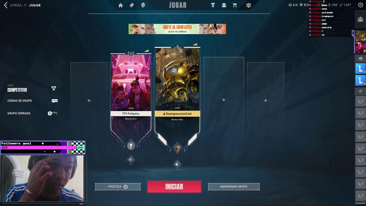 Valorant (Bronce) Plata o Plomo