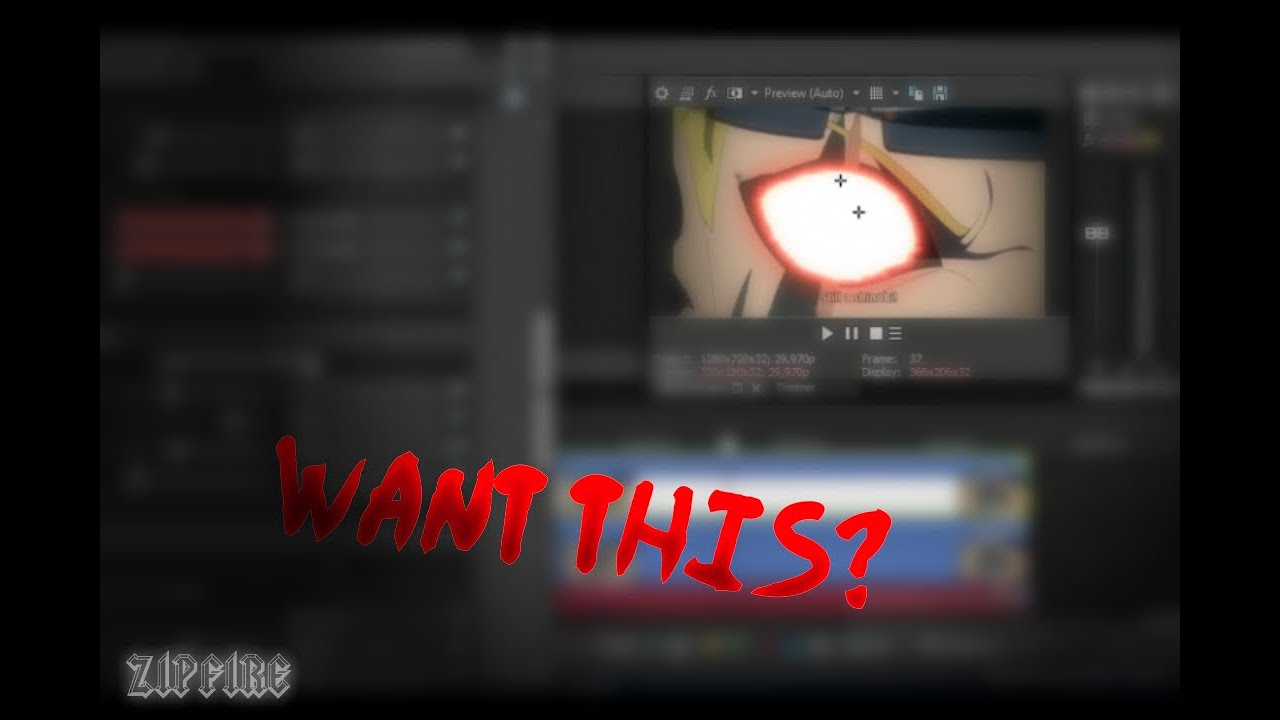 tutorial edgy effect(eye shine/ sony vegas pro 15)