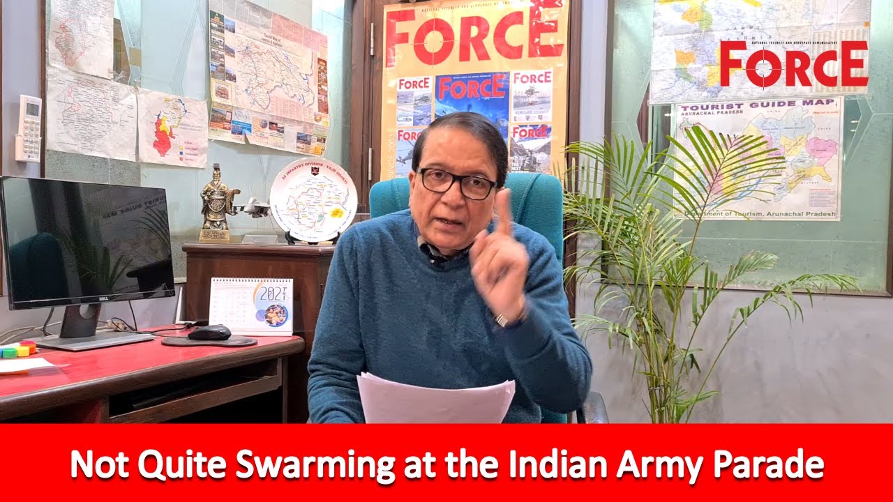Not Quite Swarming at the Indian Army Parade