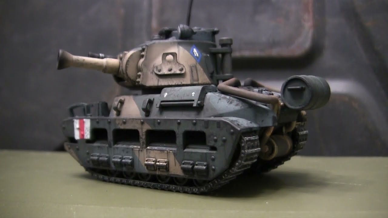 Meng British Matilda mk.II Infantry tank cartoon build (World War Toons)