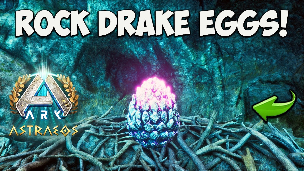 ASTRAEOS Rock Drake egg locations - Where To Find them in ARK Survival Ascended