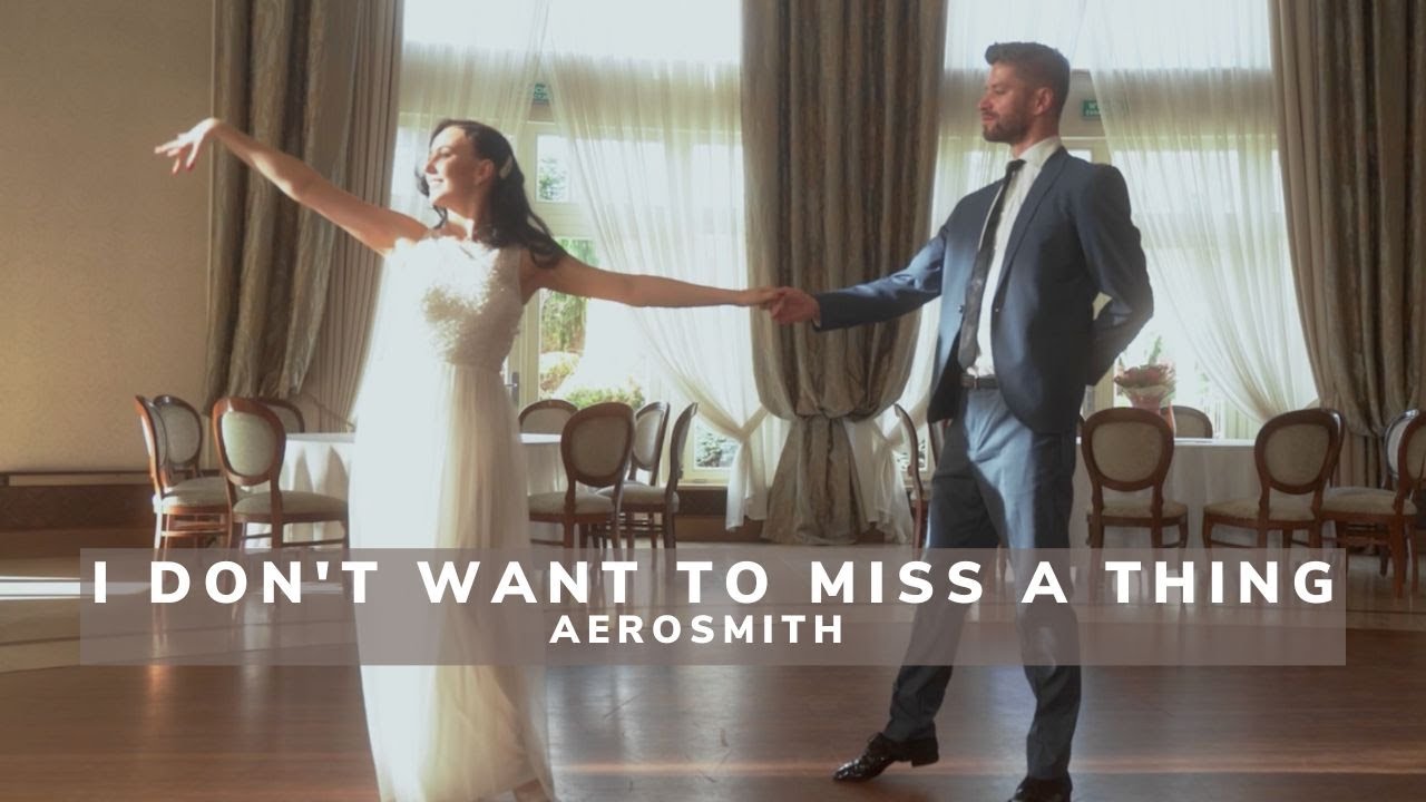 I Don't Want to Miss a Thing - Aerosmith - Wedding Dance Choreography| English Waltz Tutorial Online