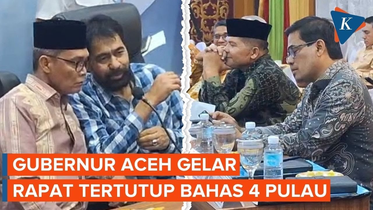 Ramai Polemik Empat Pulau Aceh Masuk Sumut, Gubernur Aceh Gelar Rapat Tertutup