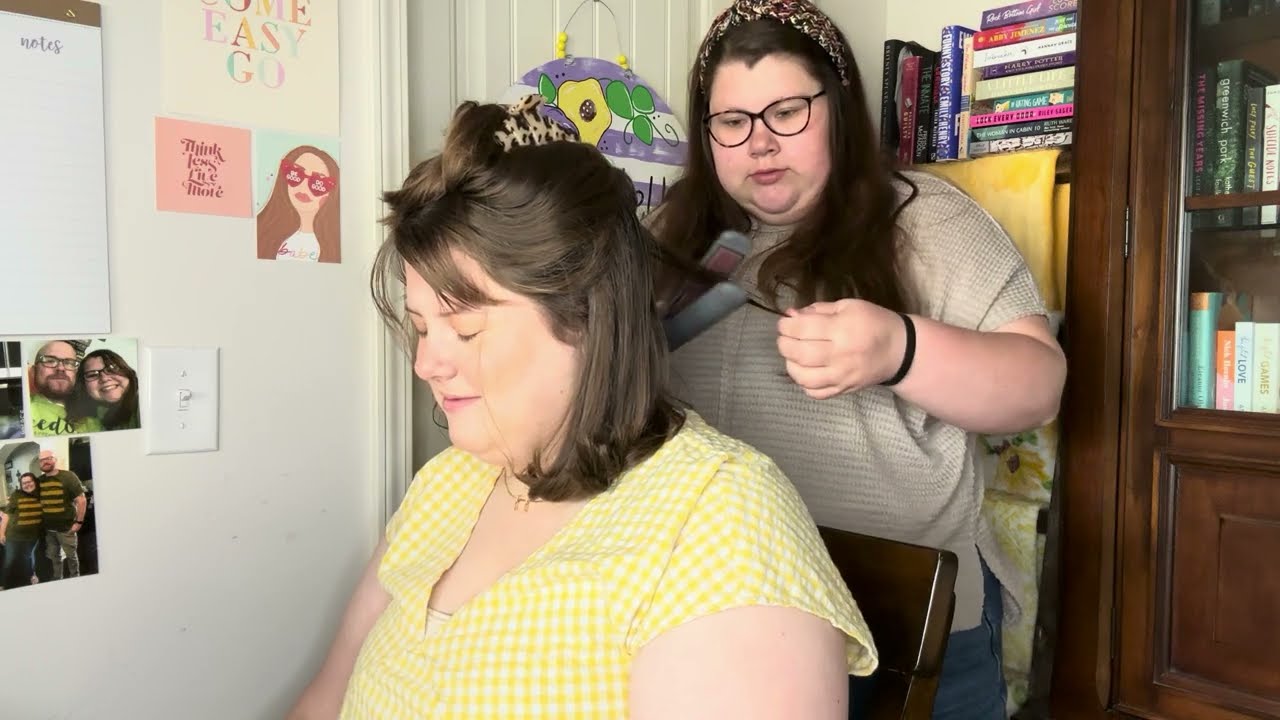 ASMR | ролевая игра в парикмахерскую! | расчёсывание волос, выпрямление волос, термозащита, сухой...