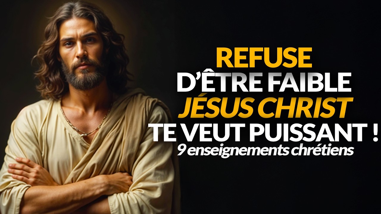 ARRÊTEZ D’ÊTRE FAIBLE, SUIVEZ L’EXEMPLE DU CHRIST