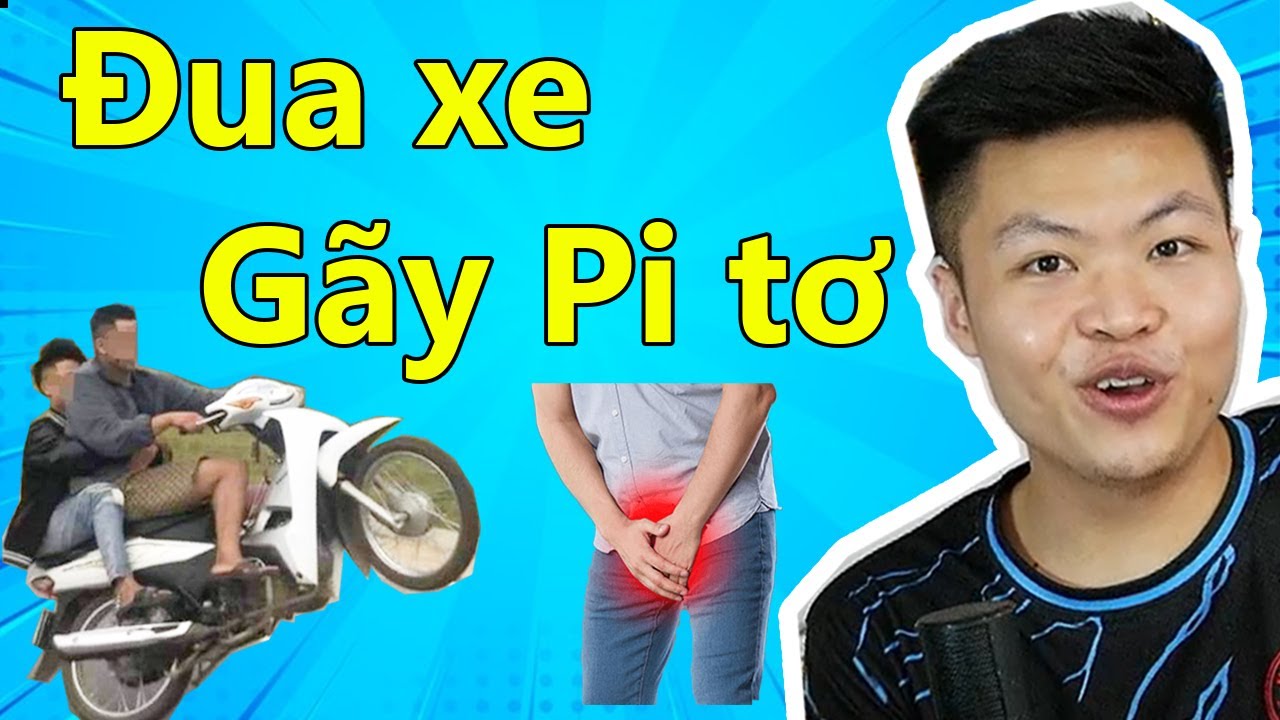 Đua xe ngã gãy Pi tơ 😂 Rủ ông Tây đi bấm chuông phá làng phá xóm 🤣
