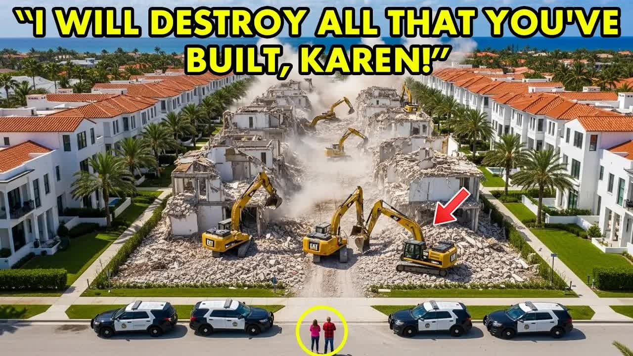 HOA Karen Built 58 Houses on My Land — Too Bad I Own a Demolition Company!
