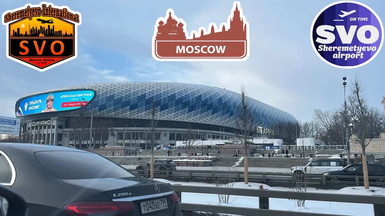 🚗 4K UHD Scenic Road Drive: Moscow City Center to Sheremetyevo Airport | Ultimate Airport Guide! ✈️