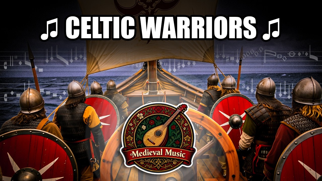 Triumphant Celtic Warriors | RPG & Study [Irish Bodhrán]  | 4K 🛡️
