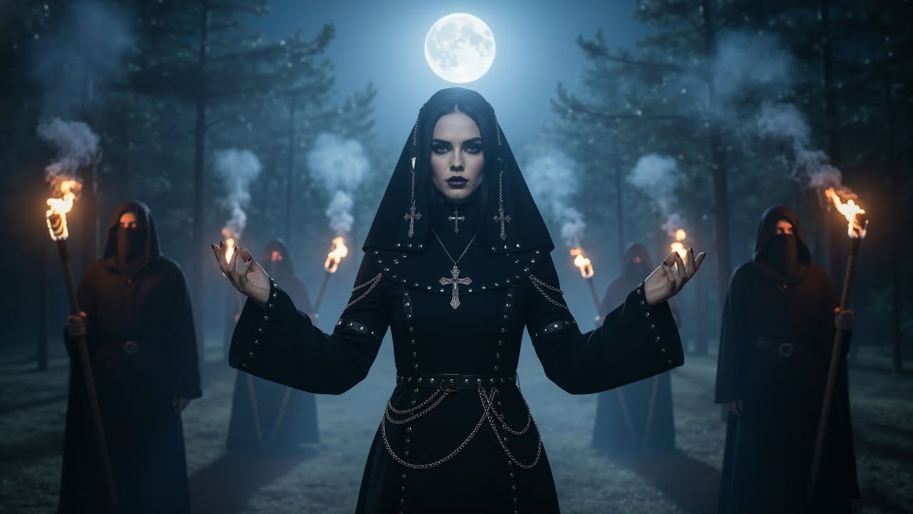 Sancta Noctis (Holy of the Night) - Symphonic Power Metal | Official AI Music Video