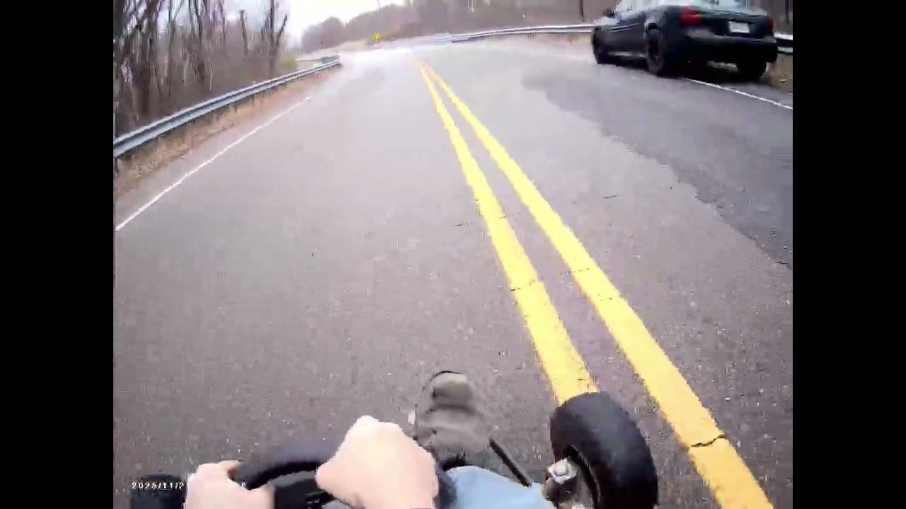 Powerful predator 212 hemi doing donuts on the asphalt 