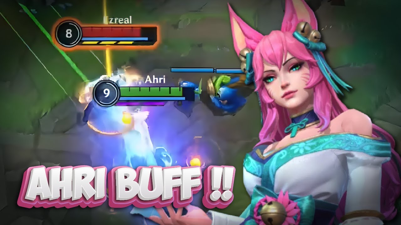 AHRI GOT BUFFED!! Spirit Blossom Ahri Gameplay // Wild Rift (Build+Runes)