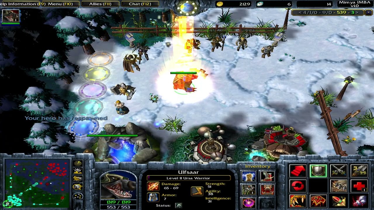 Dota Imba Mimya AI: Ursa Warrior + Bonus skill: Directional Missile