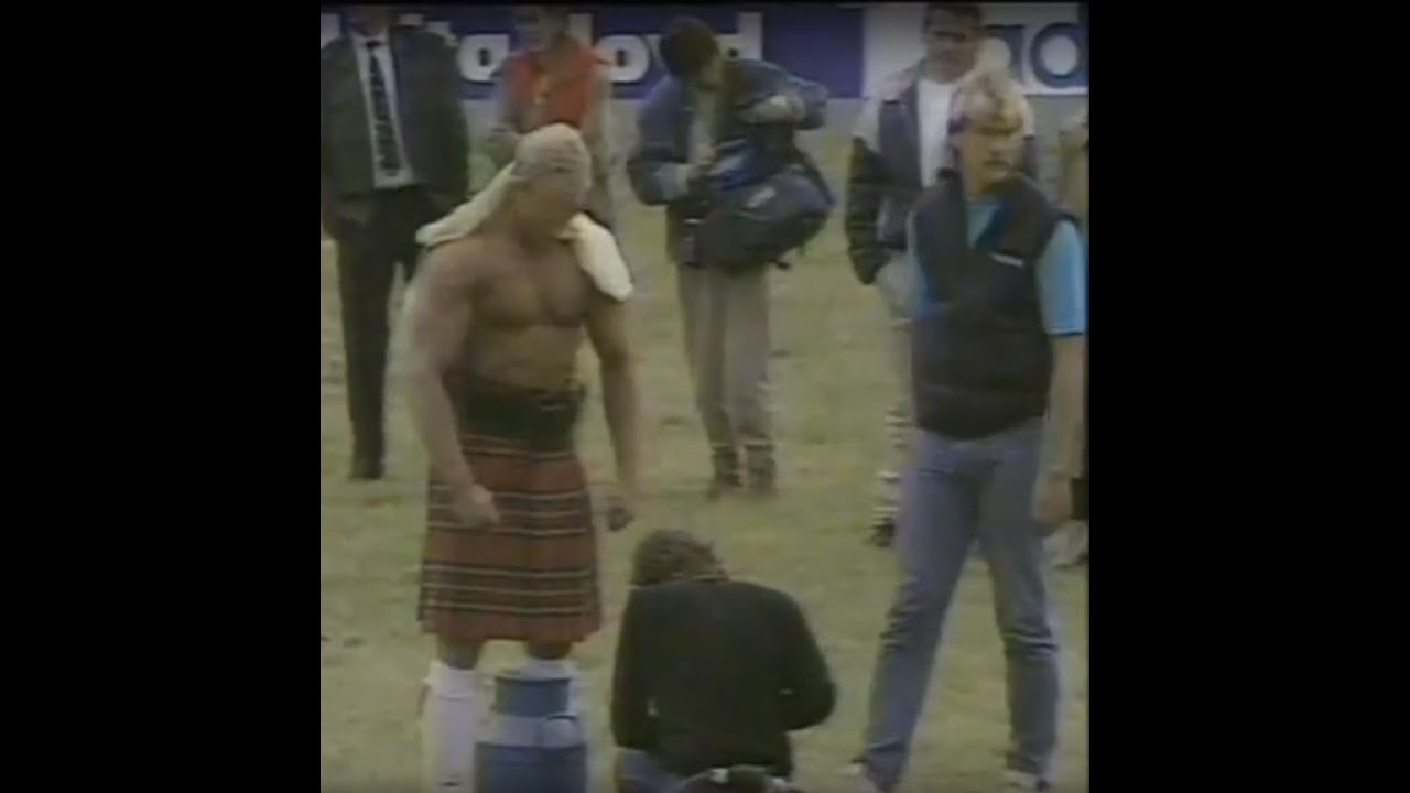 Great show farmerswalk Jon Pall Sigmarsson Higland games 1986 (Hardenberg )