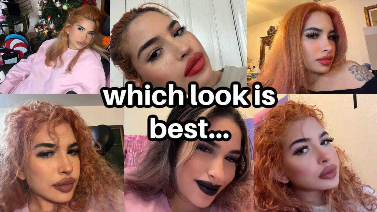 trying different styles of makeup to see which fits me better