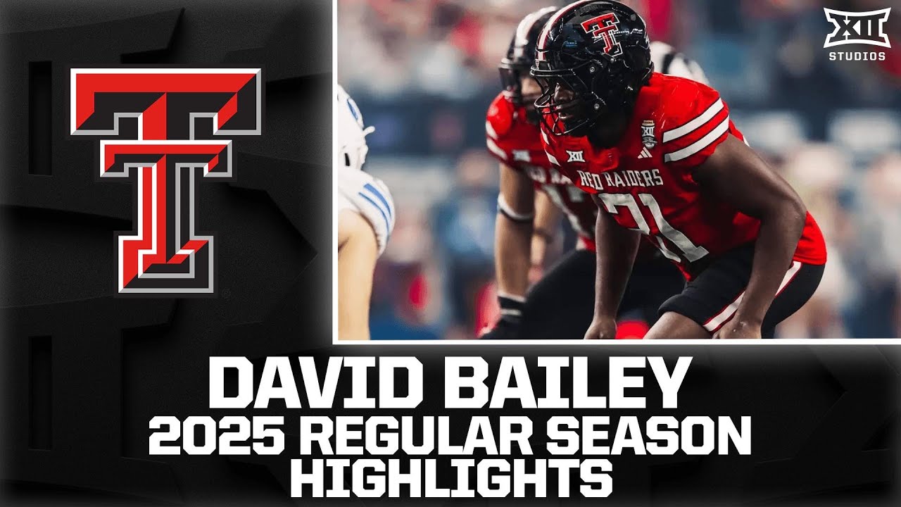 David Bailey Regular Season Highlights | 2025 Big 12 Football