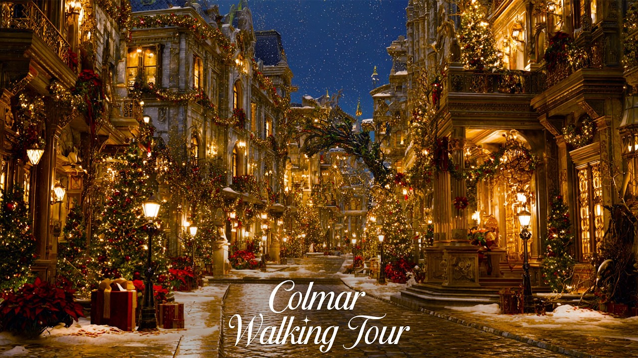 Colmar Magical Christmas Walking Tour | I Found the Most Magical Christmas Market in the World 🎄✨