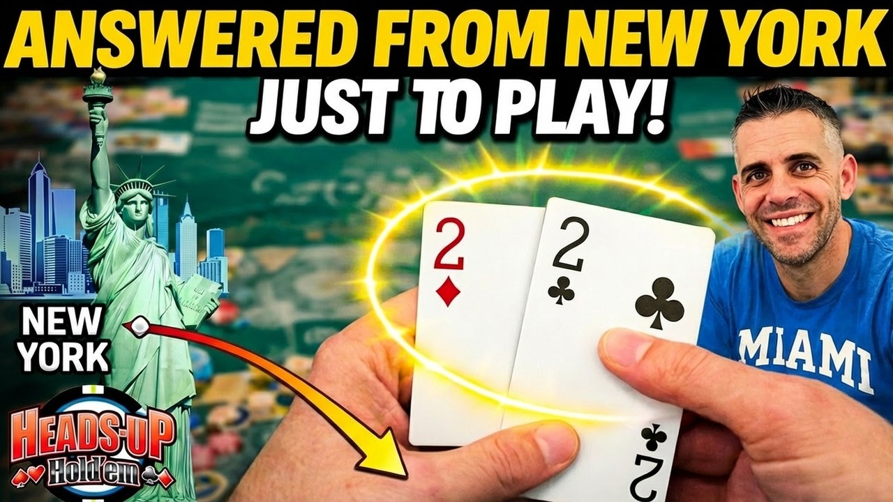 Legendary Road Trip From New York Just to Play With Me Tonight! Heads Up Hold'em Poker