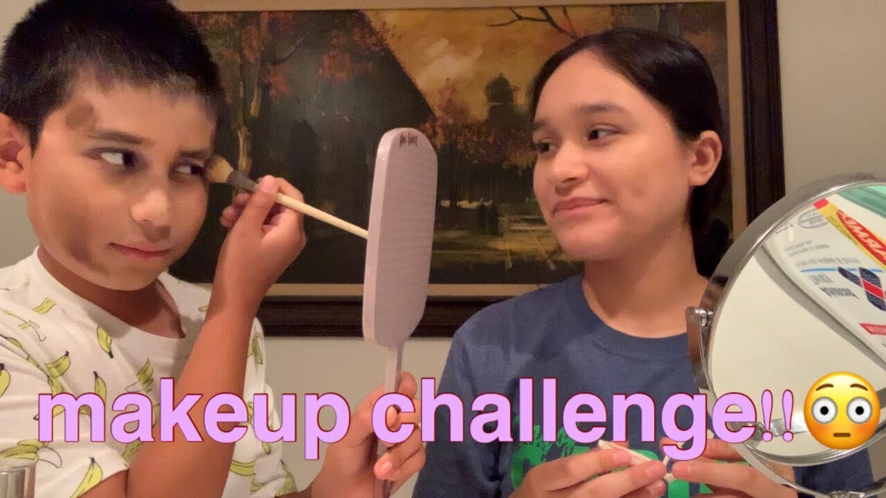 makeup challenge with juanito!!!