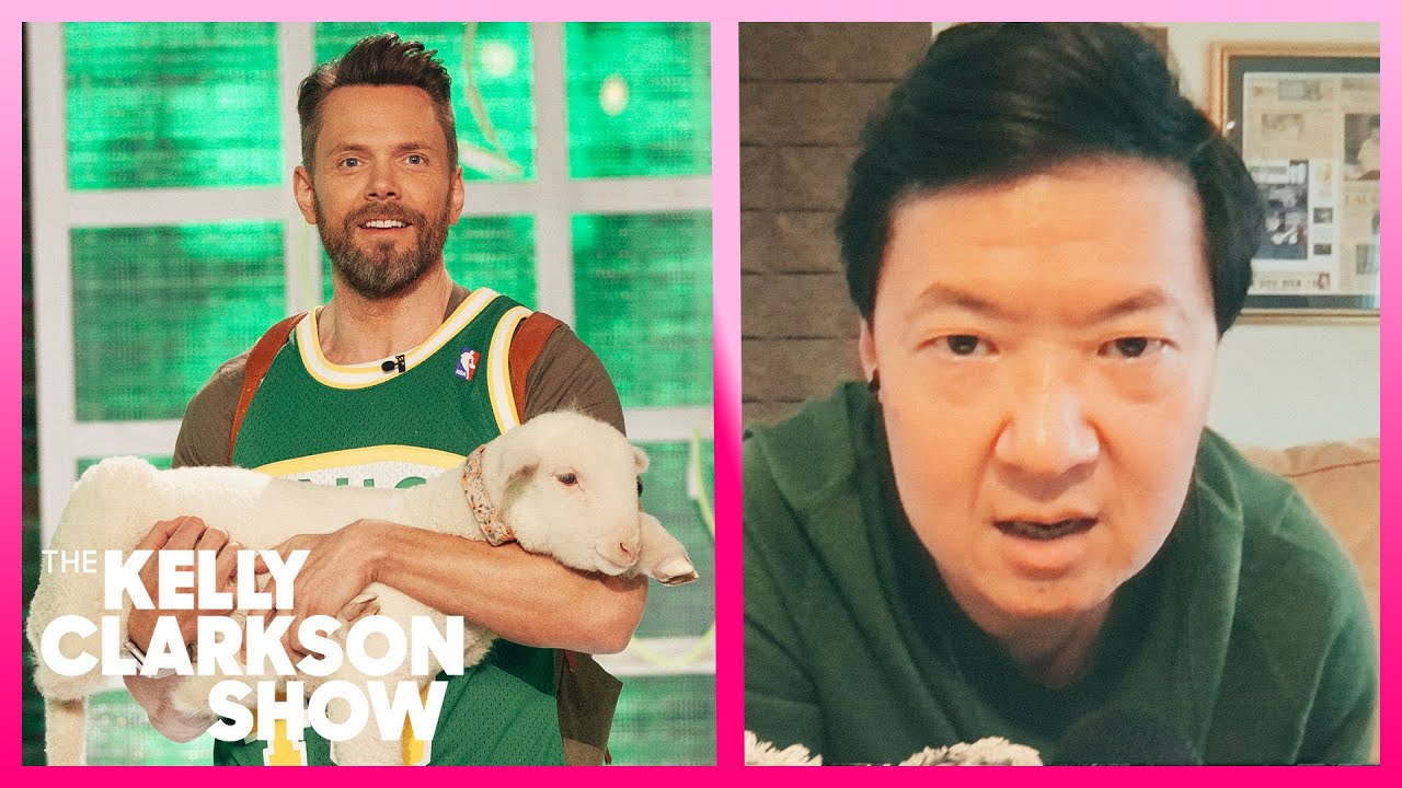 Ken Jeong Crashes Joel McHale's Interview