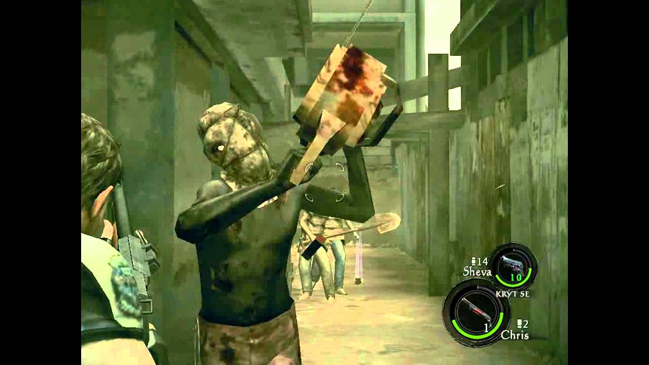 Resident Evil 5- Chainsaw Majini I DEFEATED I HD