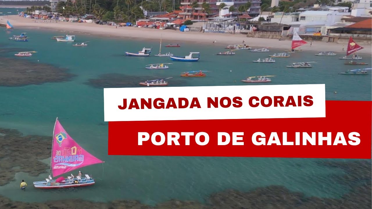 Jangada em Porto de Galinhas: Passeio aos Corais com DRONE MINI 4 PRO