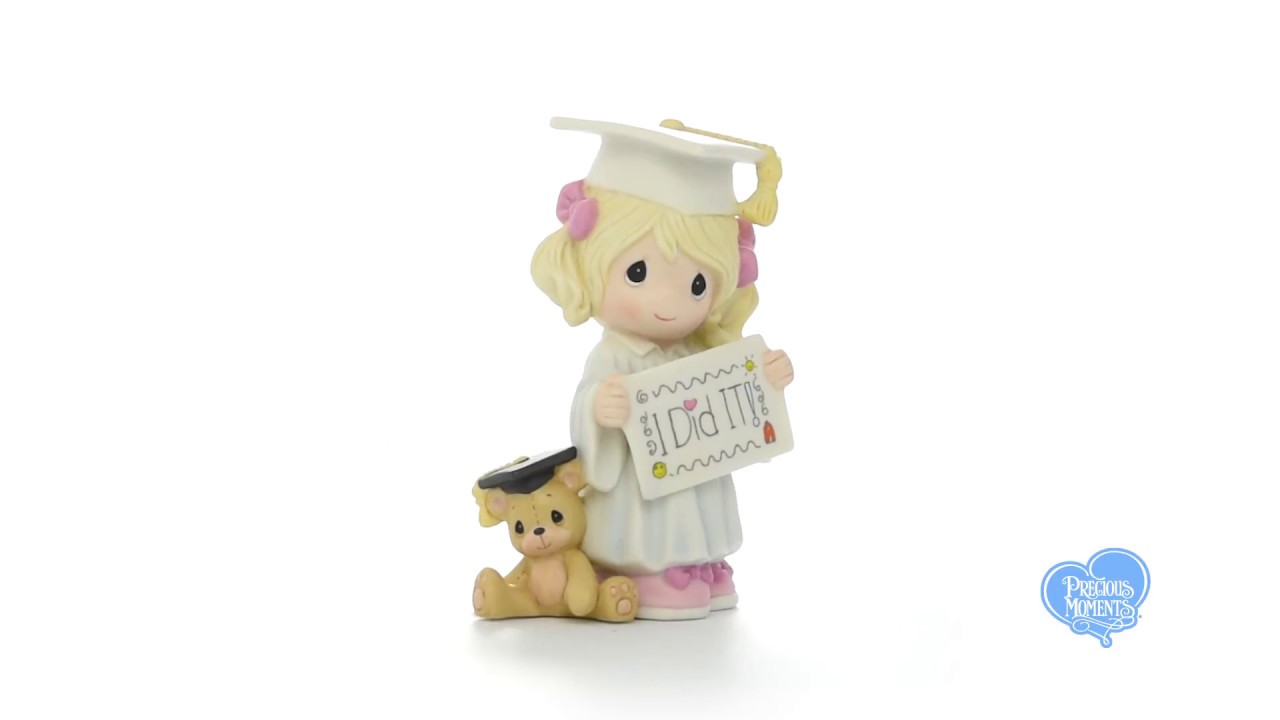 I Did It! Bisque Porcelain Figurine
