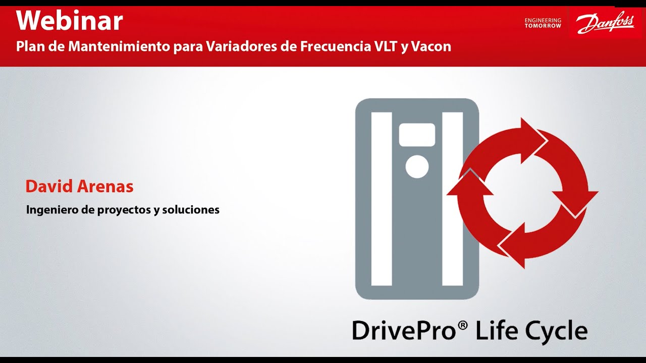 Webinar: Plan de Mantenimiento para Variadores de Frecuencia VLT® y Vacon®