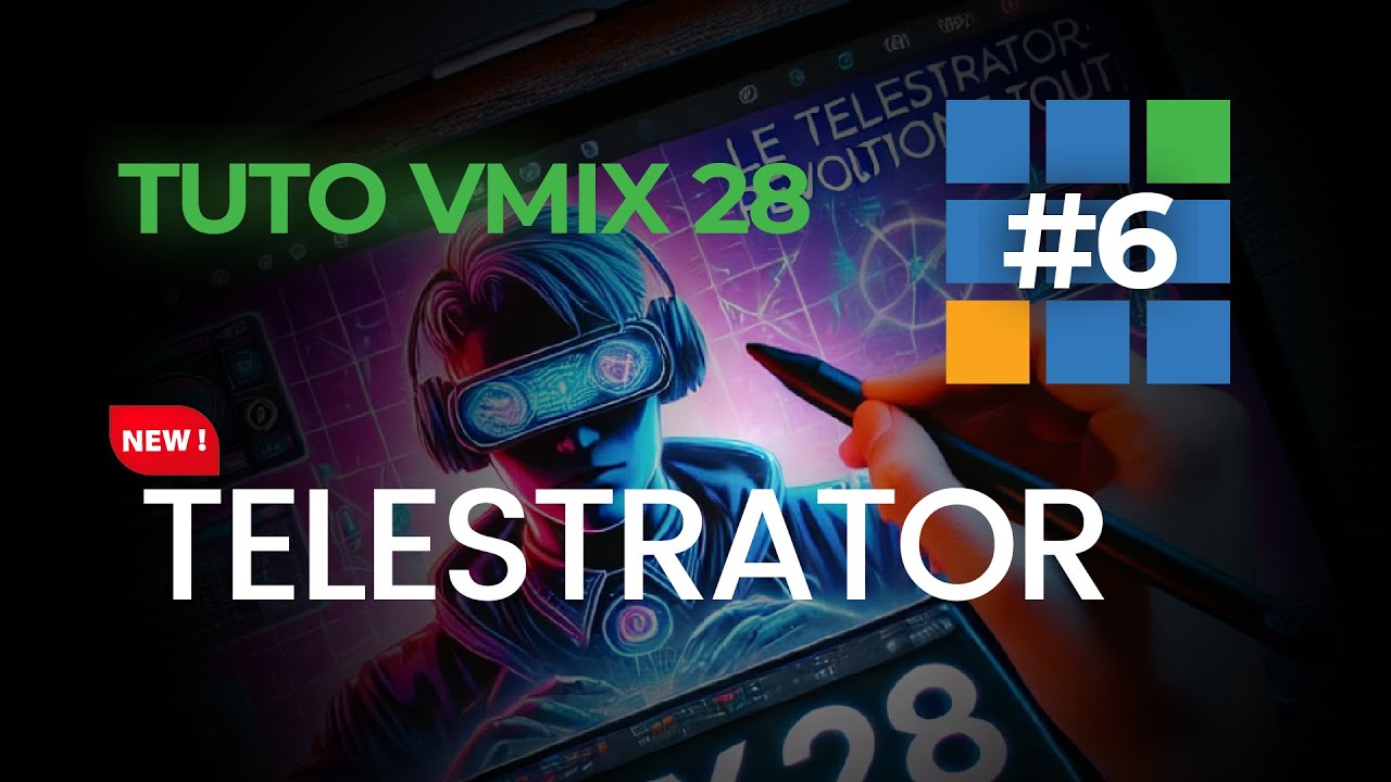 Comment dessiner sur Vmix 28 ? - Tuto VMIX #6 Telestrator