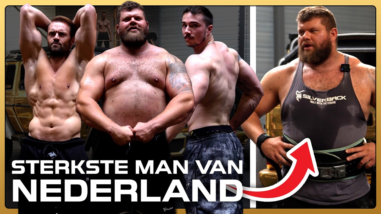 Sterkste Man van Nederland Traint met Joel beukers in de Gouden Tempel
