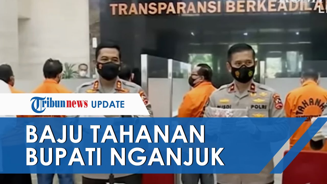 Bupati Nganjuk Novi Rahman Kenakan Baju Tahanan, Resmi Ditahan di Bareskrim Polri Bersama 6 Lainnya