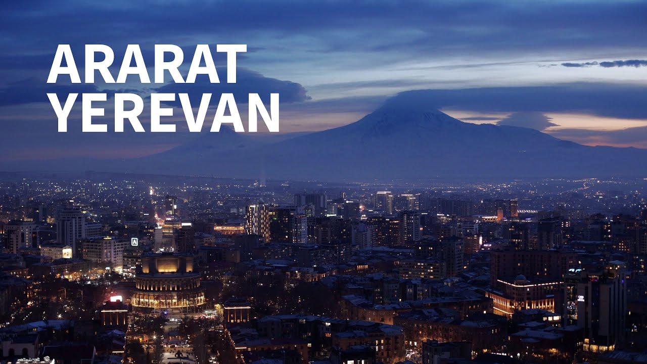 Ararat & Yerevan — Winter Evening to Night | 4K City and Mountain Atmosphere