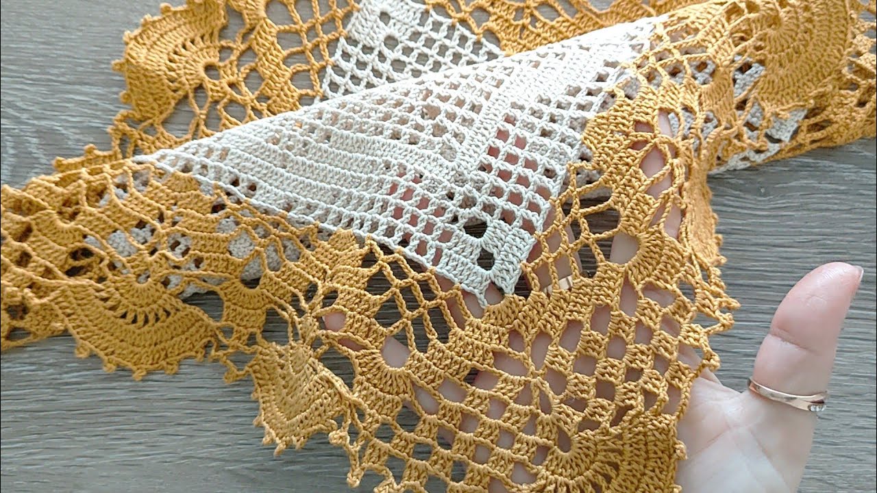 SEVEREK ÖRDÜĞÜM DANTEL ÖRNEKLERİ 🧡CROCHET KNİTTİNG