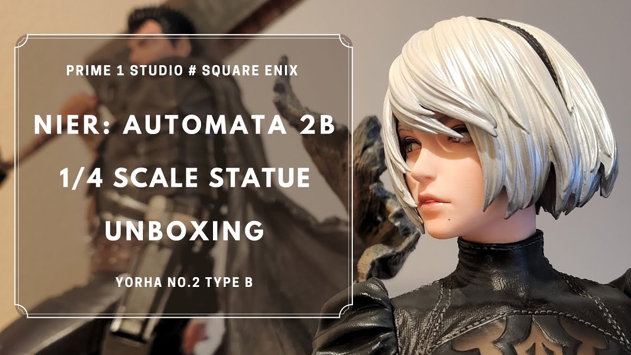 ■《尼爾：自動人形2B》雕像 GK 開箱 NieR: Automata - 2B 1/4 Scale Statue Unboxing | Prime 1 Studio | Square Enix