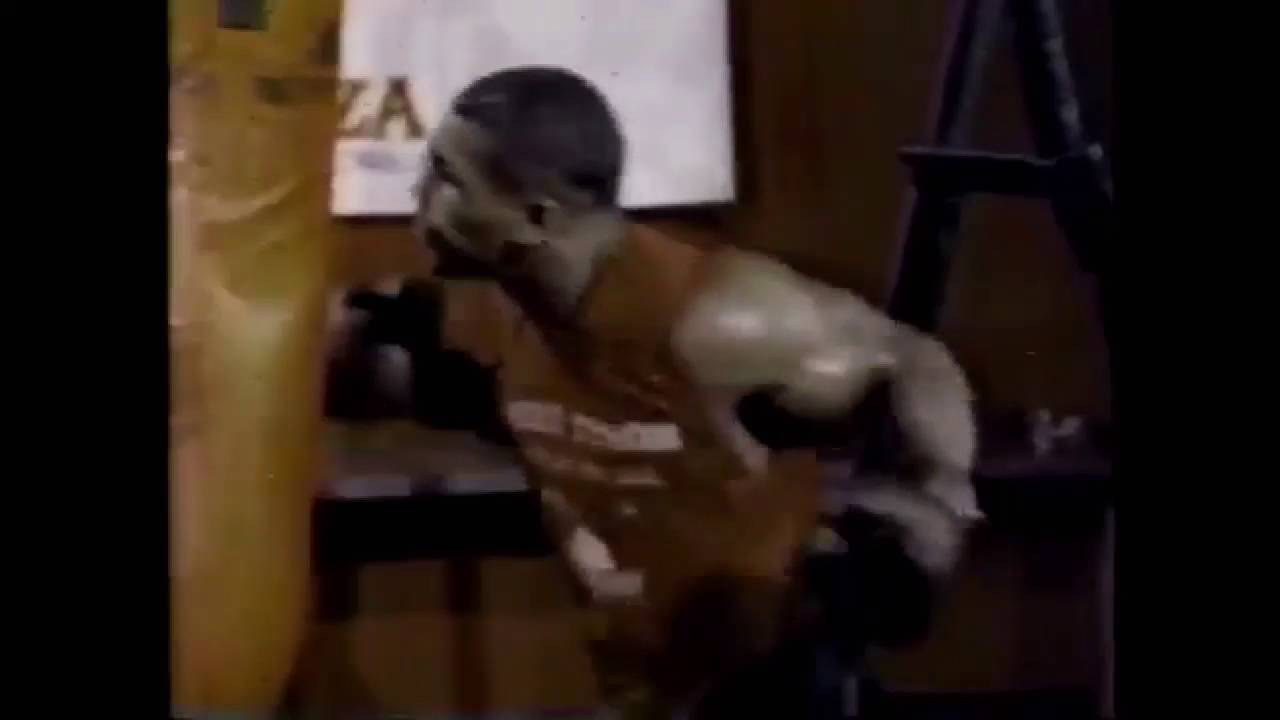 Mike Tyson training for Spinks
