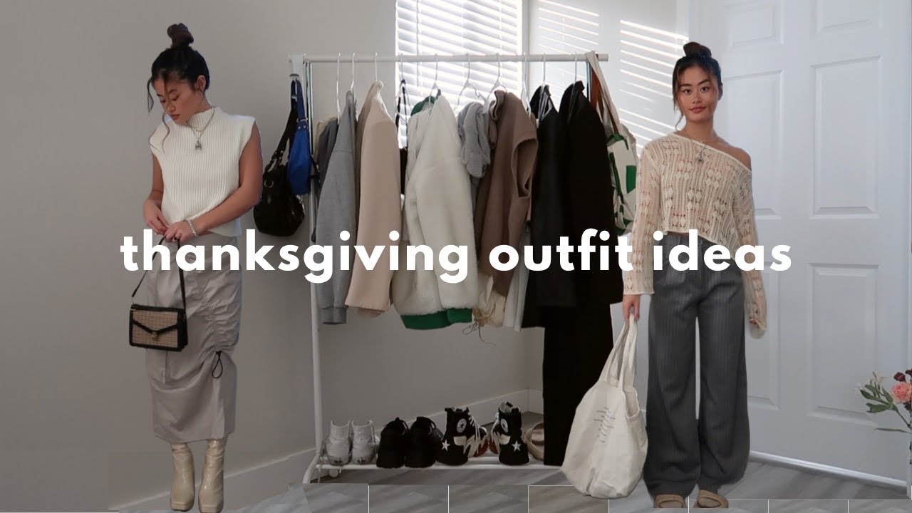 REALISTIC Thanksgiving Outfit Ideas | family friendly + hides your food baby